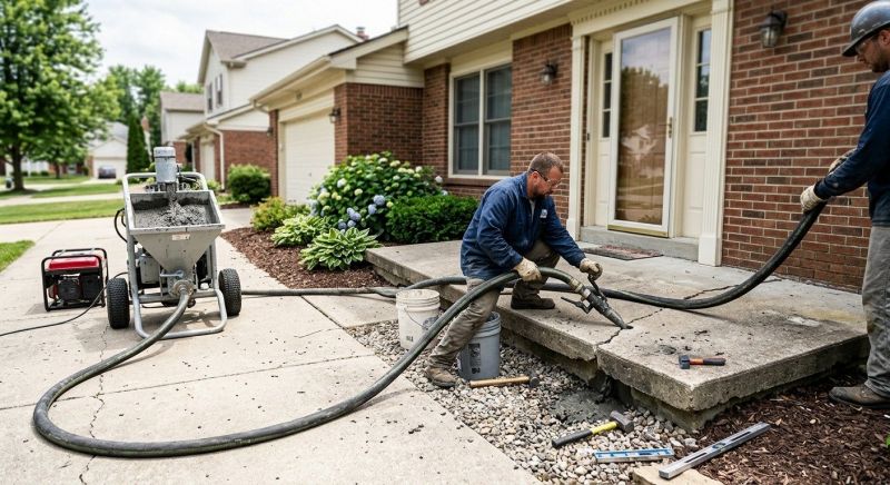 Garage Settling Repair in Des Moines, IA