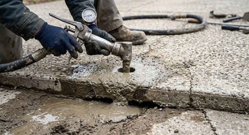 Sunken Slab Repair in Des Moines, IA