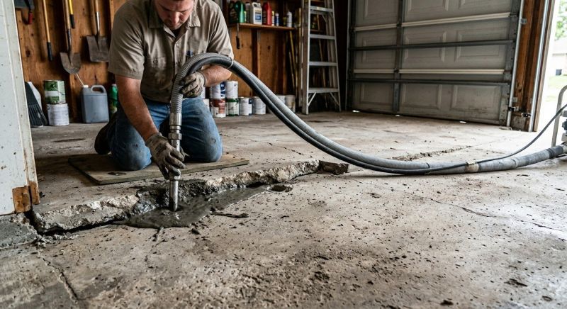 Concrete Settlement Repair Service