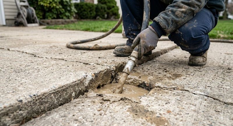 Concrete Settlement Repair Service
