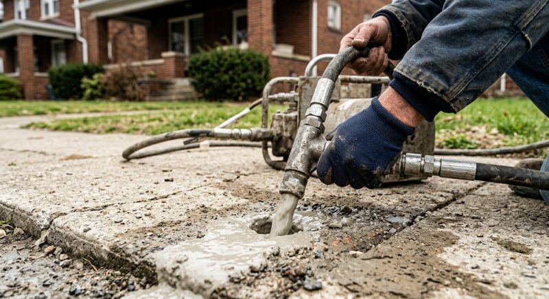 Sidewalk Leveling in West Des Moines, IA